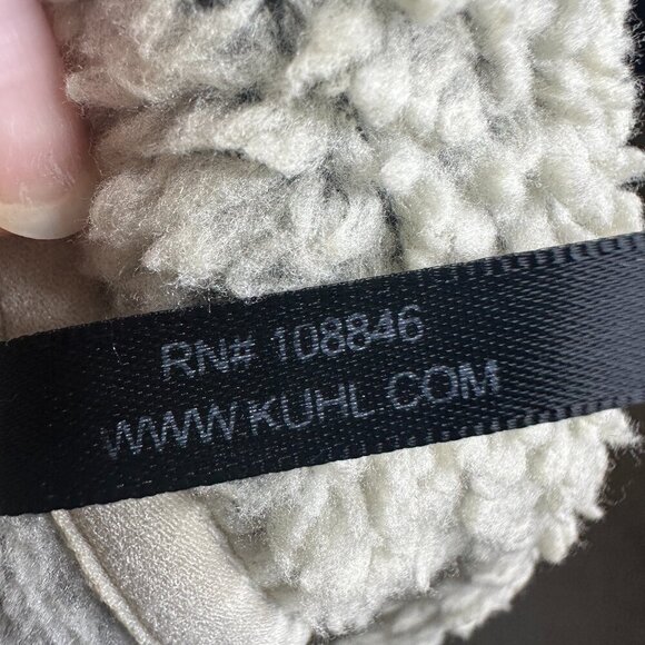 Kuhl Womens Alaska 1/4 Zip Pullover Fleece in Ash Shearling Warm Size Large - Picture 7 of 12